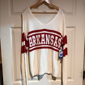Women's V-Neck Sweater - ARKANSAS